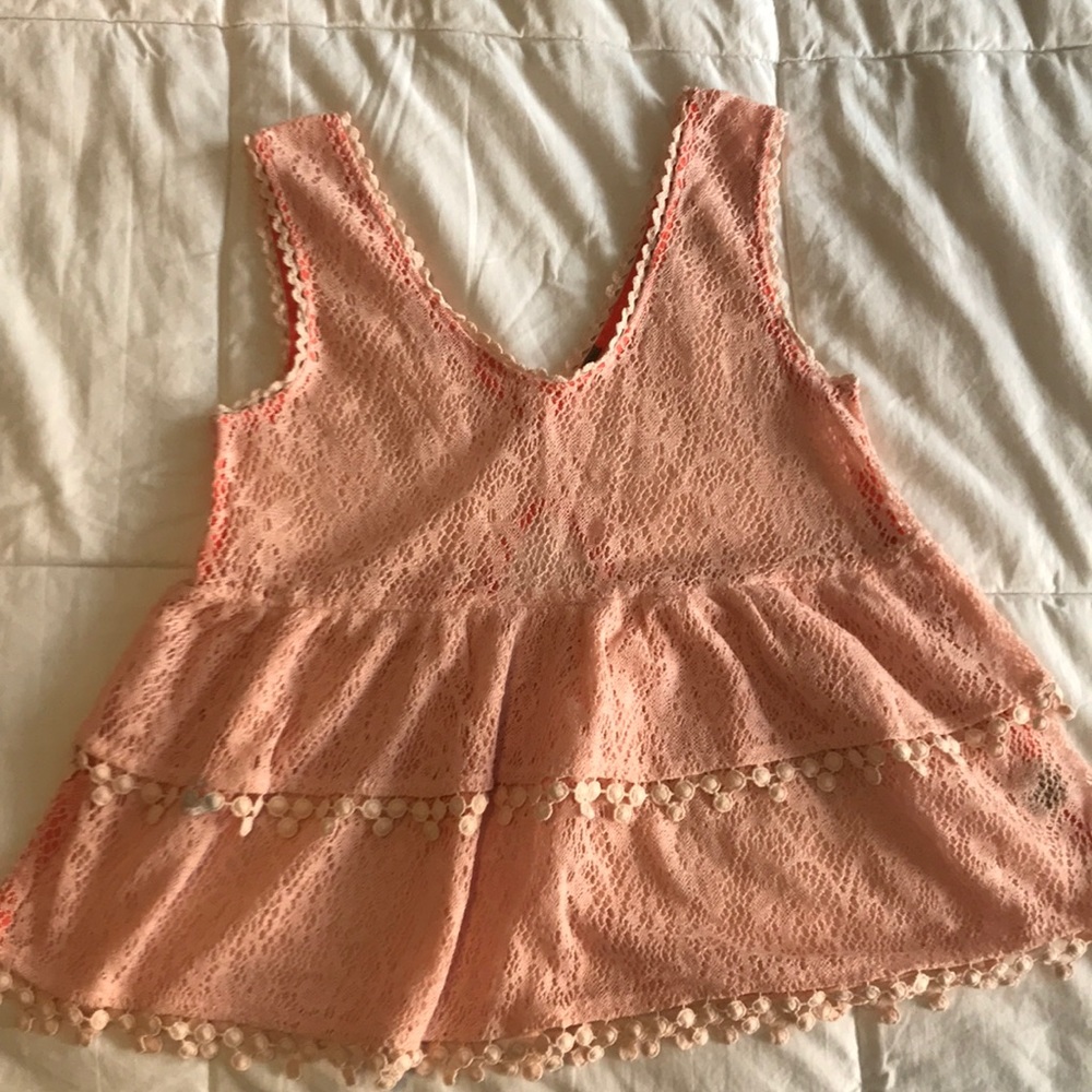 Free People Lace Top XS